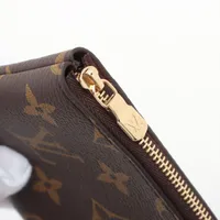 特上品★定価4.6万★ポシェット クレ ケース モノグラム キーケース 茶 ルイヴィトン 財布 モノグラム レディース LOUIS VUITTON コイン