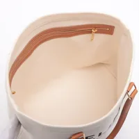 セリーヌ ホリゾンタルカバ キャンバス×レザー トートバッグ