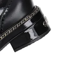 yastakada58　美品♡シャネル チェーン レザーシューズ 37 CHANEL - シャネル レディース スニーカー 靴 チェーン レザー