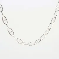HERMESシェーヌダンクルコマ&gramネックレス エルメス シェーヌダンクルGM ネックレス 29コマ 925 138.0g