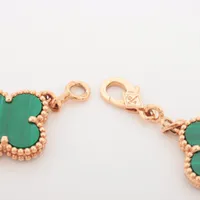 ヴァンクリーフ&アーペル ヴィンテージアルハンブラ 5P マラカイトブレスレット ヴァンクリーフ&アーペル ヴィンテージアルハンブラ 5P