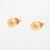 ティファニー ボールピアス ダブルサークル 750 美品 とても珍しいデザイン TIFFANY ティファニー K18 YG 1837 サークル ピアス