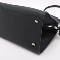 ザロウ マルゴー12 レザー トートバッグ ブラック A3582185｜中古