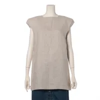 JIL SANDER - 極美品☆JIL SANDER ジルサンダー 24SS J03NC0229 リネン100％ フレンチスリーブ チュニック ベージュ 32 イタリア製 正規品 レディース 極美品☆JIL SANDER ジルサンダー 24SS J03NC0229 リネン100