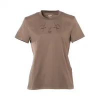 エルメス モール 24AW コットン Tシャツ 36 レディース ブラウン