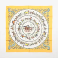 エルメス カレ90 LA PROMENADE DE LONGCHAMPS ロンシャンへの