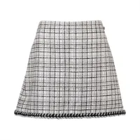 【極美品】シャネル ココボタン ウール アンゴラ 台形 膝丈スカート 44サイズ 極美品】シャネル ココボタン ウール アンゴラ 台形 膝丈