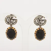 GUCCI ダブルGロゴ ピアス(両耳用) GUCCI グッチ ダブルG フラワー 両耳 ピアス シルバー
