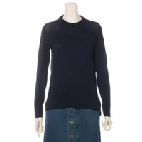 Christian Dior◆ニット・セーター(薄手)/FREE/ウール/RED/ストライプ Dior【新作】ディオール ロゴ コットン ストライプ セーター