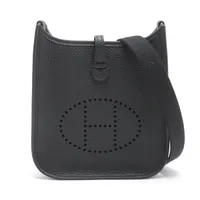 人気商品の中古品・新品・未使用品 エルメス エブリン16 シルバー ブラック トリヨンクレマンス TPM バッグ