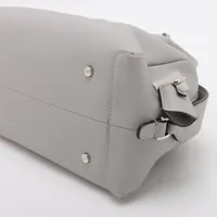 トッズ ダルセナ スモール レザー 2WAYハンドバッグ グレー