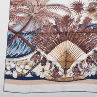 エルメス　スカーフ　レクタングル　アロハ　美品 2022年春夏 HERMES エルメス スカーフ カレ90 レクタングル