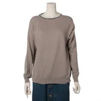 カシミヤ100%✨ ブルネロクチネリ ニット セーター ベージュ Uネック カシミヤ100%✨ ブルネロクチネリ ニット セーター ベージュ Uネック