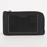ロエベ アナグラムフラグメントケース カードケース ブラック LOEWE(ロエベ) フラグメントケース アナグラム ユニセックス