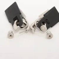 エルメス オーケリー D刻印：2019 ピアス(両耳用) メタル×レザー