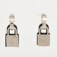 エルメス オーケリー D刻印：2019 ピアス(両耳用) メタル×レザー