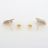 CHANEL ゴールド パール ピアス(両耳用) シャネル CHANEL COCOロゴ ピアス ゴールド×パール メタル