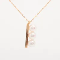 送料関税込みバランスプラス ネオ パール ネックレス★Aランク タサキ バランスプラス ネオ パール ネックレス 750(YG) 4.5g