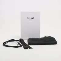 セリーヌ ジップ付きカードホルダー レザー フラグメントケース