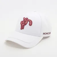 モンクレール BASEBALL キャップ コットン ホワイト ディズニーコラボ