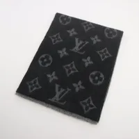 ルイヴィトン/LOUIS VUITTON/マフラー/エシャルプモノグラムドーントゥダスク/ブルー×グレー×ネイビー/カシミヤ/M76826【SA8468】 ルイヴィトン/LOUIS VUITTON/マフラー/エシャルプモノグラムドーントゥ