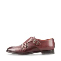サントーニ　黒 モンクストラップ レザードレスシューズ　新品・未使用 正規限定 SANTONI サントーニ シングルモンクストラップ ドレス