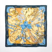 エルメス カレ90 soleil de soie シルクの太陽 スカーフ シルク
