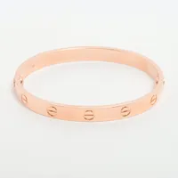 カルティエ ラブ Au750 ブレスレット サイズ15 カルティエ ラブ ブレスレット 750(PG) 26.7g 16 ドライバー付き