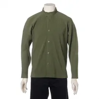 オムプリッセ イッセイミヤケ ポリエステル シャツ 2 メンズ カーキ