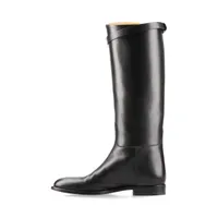 エルメス ジャンピング レザー ロングブーツ EU37 1/2