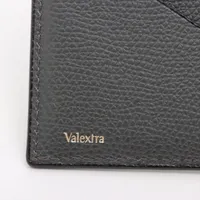 ヴァレクストラ レザー マネークリップ グレー A3586371｜中古