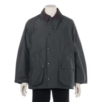 バブアー コットン×ナイロン オイルドジャケット 38 メンズ グリーン