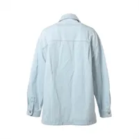 ミュウミュウ 23SS コットン デニムシャツ 40 レディース ブルー 品質