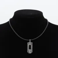 エルメス　トゥアレグ　ネックレス エルメス トゥアレグ ネックレス 925×革 18.9g シルバー