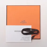 エルメス ハンカチ シルク ブルー 猫とネズミ A3587832｜中古ブランド