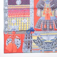 ⭐️エルメススカーフカレ90サムライ❗️⭐️ エルメス)カレ90《Parures de Samourais侍の鎧兜》スカーフ