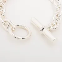 エルメス シェーヌダンクルMM ブレスレット 13コマ 925 48.9g