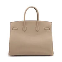 HERMES エルメス　バーキン35 30空箱2個 エルメス バーキン35 トゴ ベージュマルファ シルバー金具 W