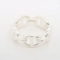 エルメス シェーヌダンクル アンシェネ リング 52 925 5.6g シルバー