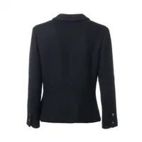 美品✨CHANEL シルクジャケット　44 ブラック　ココマーク 美品✨CHANEL シルクジャケット 44 ブラック ココマーク