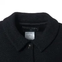 美品✨CHANEL シルクジャケット　44 ブラック　ココマーク 楽天市場】CHANEL シャネル ココマーク レザー ジャケット