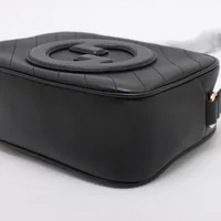 グッチ ブロンディ レザー ショルダーバッグ ブラック 742360 WZ489066 