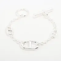 HERMES　エルメス　ファランドール　ブレスレット　シェーヌダンクル　925 エルメス シェーヌダンクルファランドールブレスレット #ST