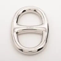 エルメス　スカーフリング　シェーヌダンクル　シルバー HERMES - □未使用□ エルメス シェーヌダンクル スカーフ