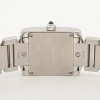 カルティエ タンクフランセーズ W4TA0008 SS QZ アイボリー文字
