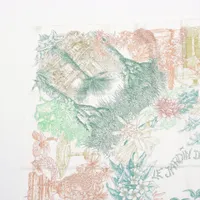 エルメス カレ90 Le Jardin de Leila レイラの庭 スカーフ シルク