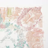 エルメス カレ90 Le Jardin de Leila レイラの庭 スカーフ シルク