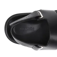 エルメス レザー サンダル EU40 ユニセックス ブラック タカラ