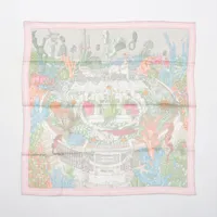エルメス カレ45 エクスリブリス EX-LIBRIS スカーフ プチカレ 美品】HERMES エルメス カレ45 スカーフ プチカレ 小物