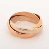 カルティエ トリニティ リング レア品 #48 Au750PG【22032】 カルティエ トリニティ リング レア品 #48 Au750PG【22032】